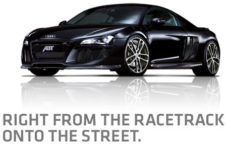 RIGHT FROM THE RACETRACK ONTO THE STREET.